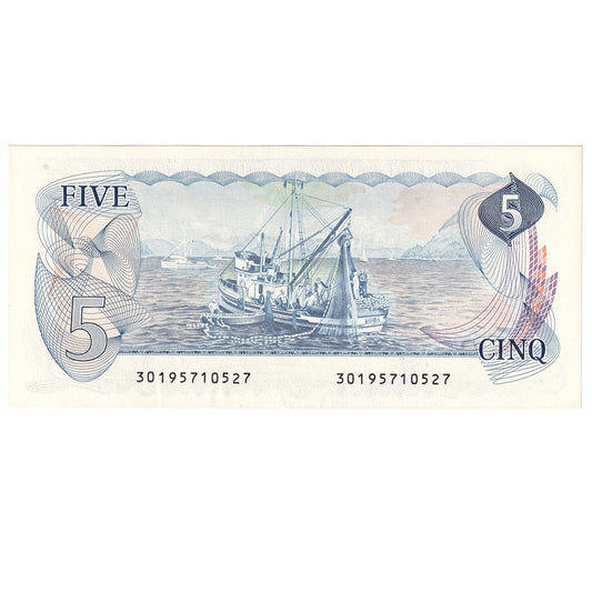 BC-53a 1979 Canada $5 Lawson-Bouey, AU-UNC