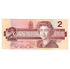 BC-55b 1986 Canada $2 Thiessen-Crow, BBF, AU-UNC (AU55)