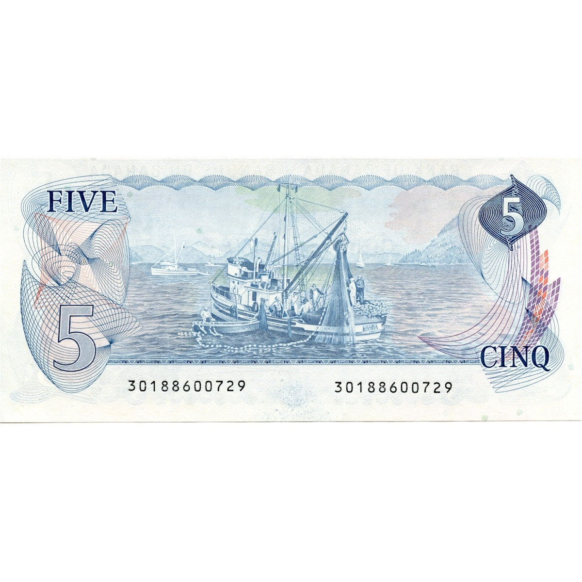 BC-53a 1979 Canada $5 Lawson-Bouey, Uncirculated (MS60)