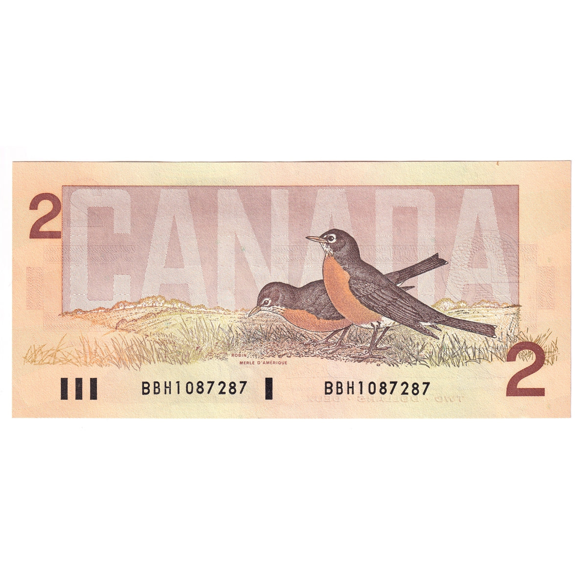 BC-55b 1986 Canada $2 Thiessen-Crow, BBH, Uncirculated (MS60)