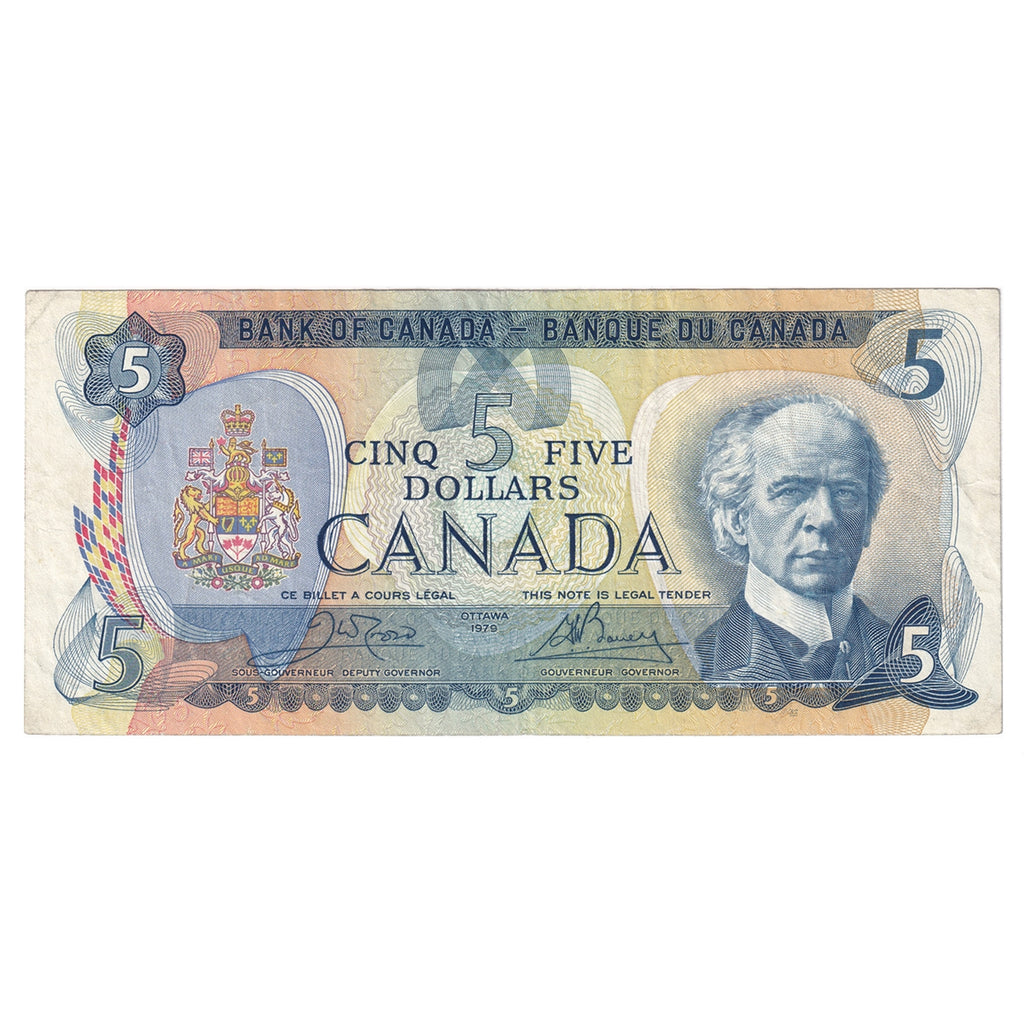 BC-53bA 1979 Canada $5 Crow-Bouey, 310, Very Fine (VF20)