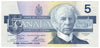 BC-56a 1986 Canada $5 Crow-Bouey, ENB, UNC