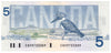BC-56a 1986 Canada $5 Crow-Bouey, ENH, CUNC