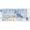 BC-56a 1986 Canada $5 Crow-Bouey, ENL, Almost Uncirculated (AU50)