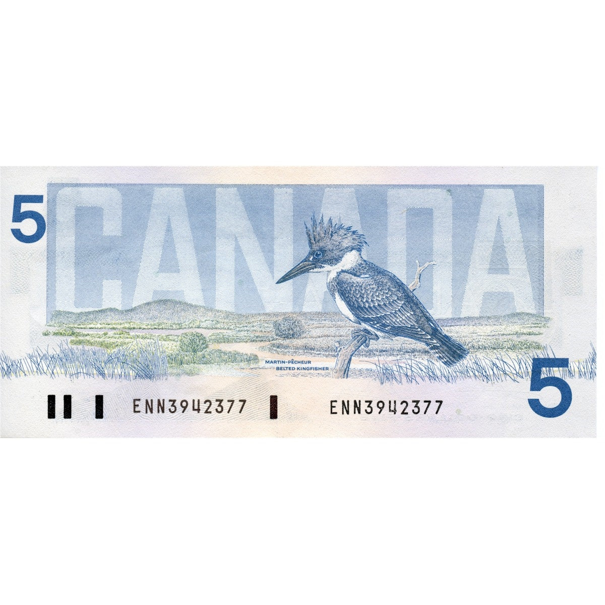 BC-56a 1986 Canada $5 Crow-Bouey, ENN, EF-AU (EF45)