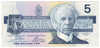 BC-56a 1986 Canada $5 Crow-Bouey, ENY, Almost Uncirculated (AU50)