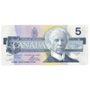 BC-56a 1986 Canada $5 Crow-Bouey, EOB, Uncirculated (MS60)