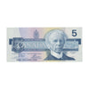 BC-56aA 1986 Canada $5, Crow-Bouey, ENX with YBPN, Almost Uncirculated (AU50)