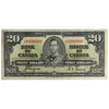 BC-25c 1937 Canada $20 Coyne-Towers, L/E, Circ