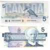 BC-56a-i 1986 Canada $5 Crow-Bouey, EOR, Uncirculated (MS60)
