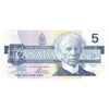 BC-56a-i 1986 Canada $5 Crow-Bouey, EOS, Choice Uncirculated (CUNC63)