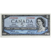 BC-39a-i 1954 Canada $5 Beattie-Coyne, R/C, Almost Uncirculated (AU50)