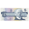 BC-56a-i 1986 Canada $5 Crow-Bouey, EOT, Choice Uncirculated (CUNC63)