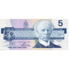 BC-56a-i 1986 Canada $5 Crow-Bouey, EOV, Almost Uncirculated (AU50)