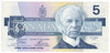 BC-56a-i 1986 Canada $5 Crow-Bouey, EOV, Choice Uncirculated (CUNC63)