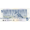 BC-56a-i 1986 Canada $5 Crow-Bouey, EOY, Uncirculated (MS60)