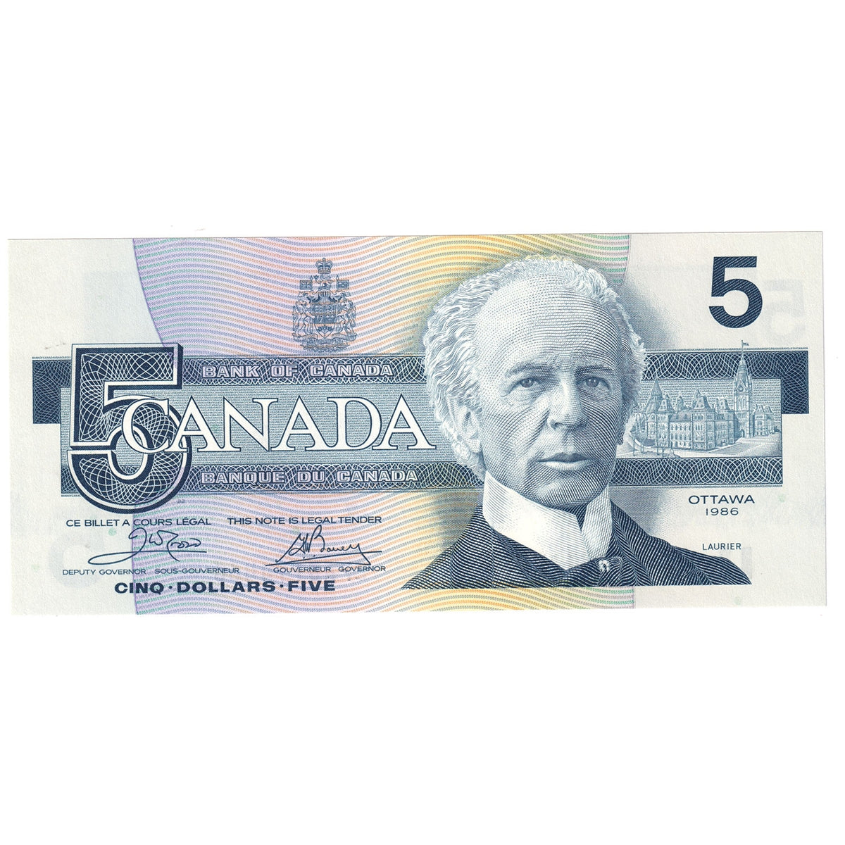 BC-56a-i 1986 Canada $5 Crow-Bouey, EPA, CUNC