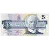 BC-56a-i 1986 Canada $5 Crow-Bouey, EPB, AU-UNC (AU55)