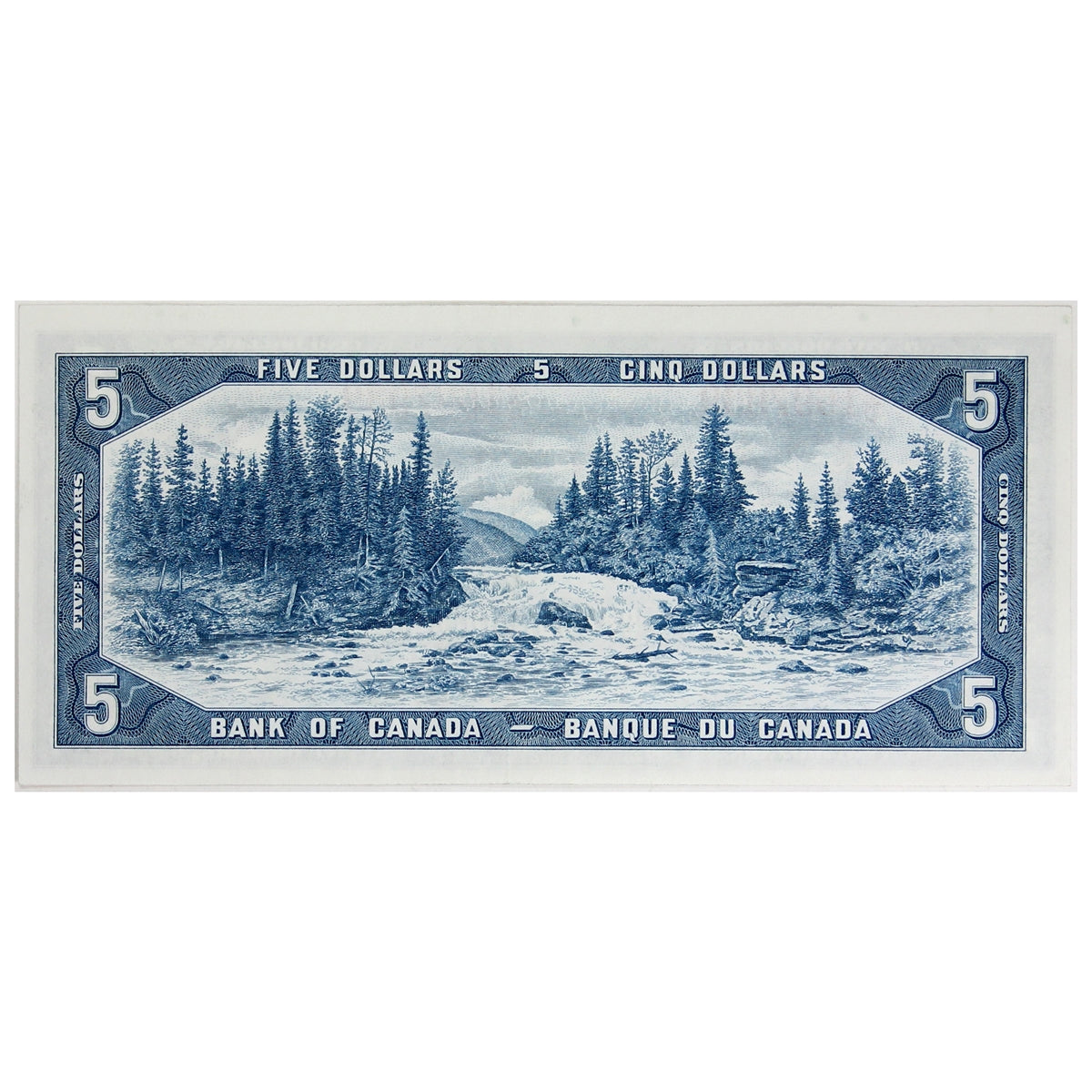 BC-39a-i 1954 Canada $5 Beattie-Coyne, T/C, Extra Fine (EF40)