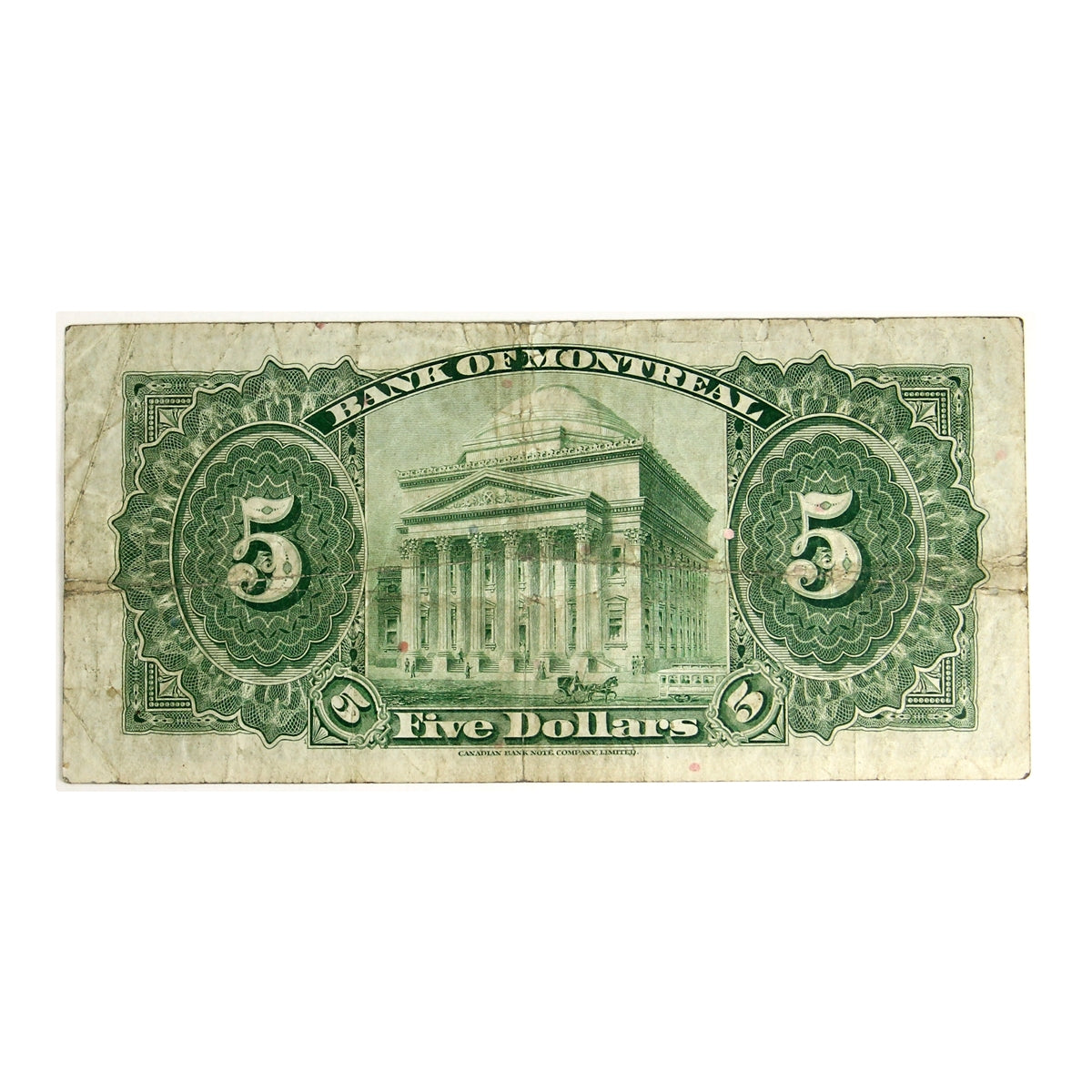 505-60-02 1935 Bank of Montreal $5 Bog-Gordon, F-VF (F15)