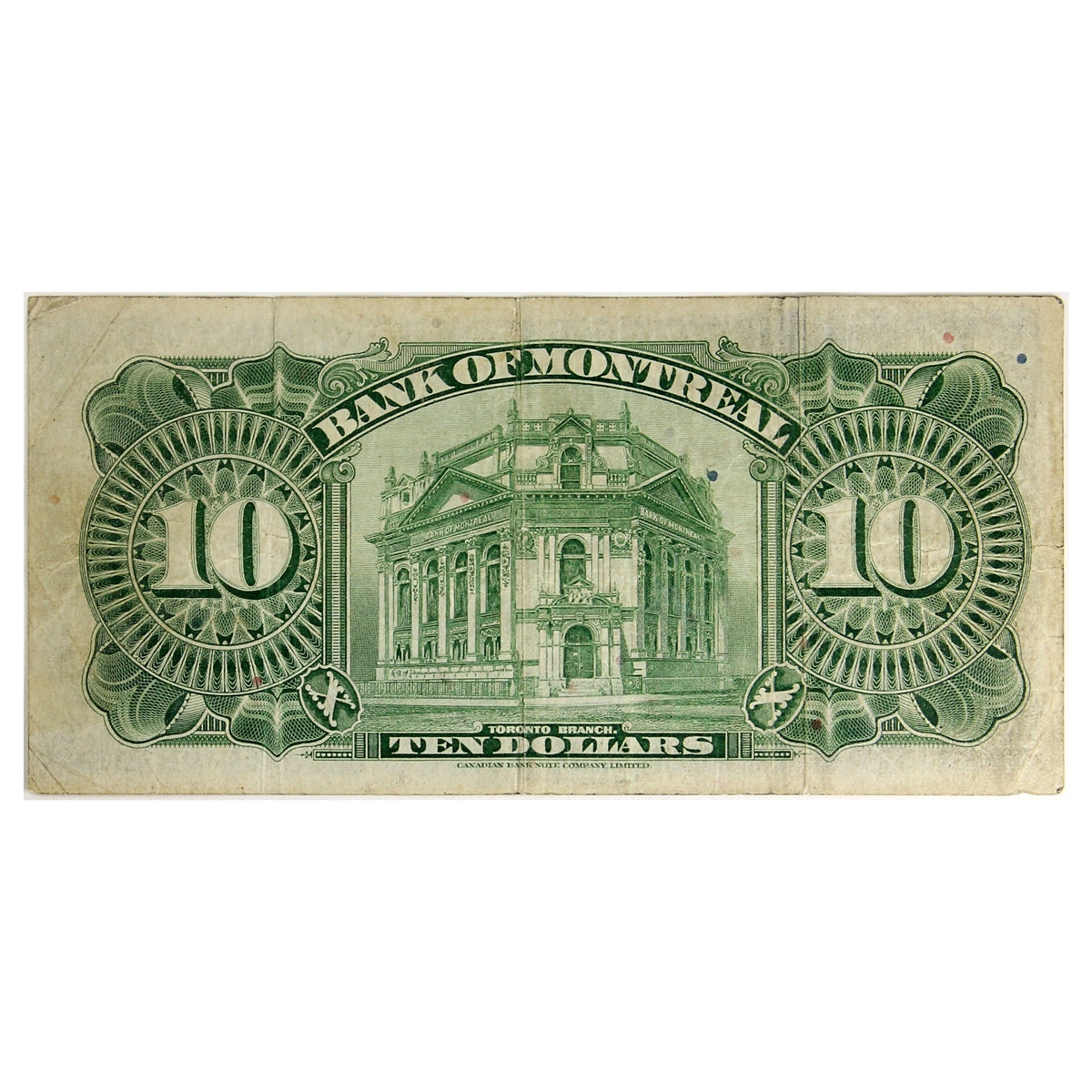 505-60-04 1935 Bank of Montreal $10 Dodds-Gordon, VF
