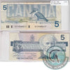 BC-56b 1986 Canada $5 Thiessen-Crow, EPC, F-VF (F15)