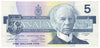 BC-56b 1986 Canada $5 Thiessen-Crow, EPE, AU-UNC