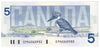 BC-56b 1986 Canada $5 Thiessen-Crow, EPK, Choice Uncirculated (CUNC63)