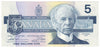 BC-56b 1986 Canada $5 Thiessen-Crow, EPR, AU-UNC