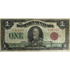 DC-25e 1923 Dominion $1 McCavour-Saunders, Bronze Seal, Group 1, Fine (F12)
