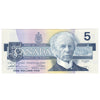 BC-56b 1986 Canada $5 Thiessen-Crow, FNS, CUNC
