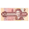 BC-55b 1986 Canada $2 Thiessen-Crow, Small BBP, EF-AU (EF45)