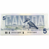 BC-56b 1986 Canada $5 Thiessen-Crow, FPF, circ