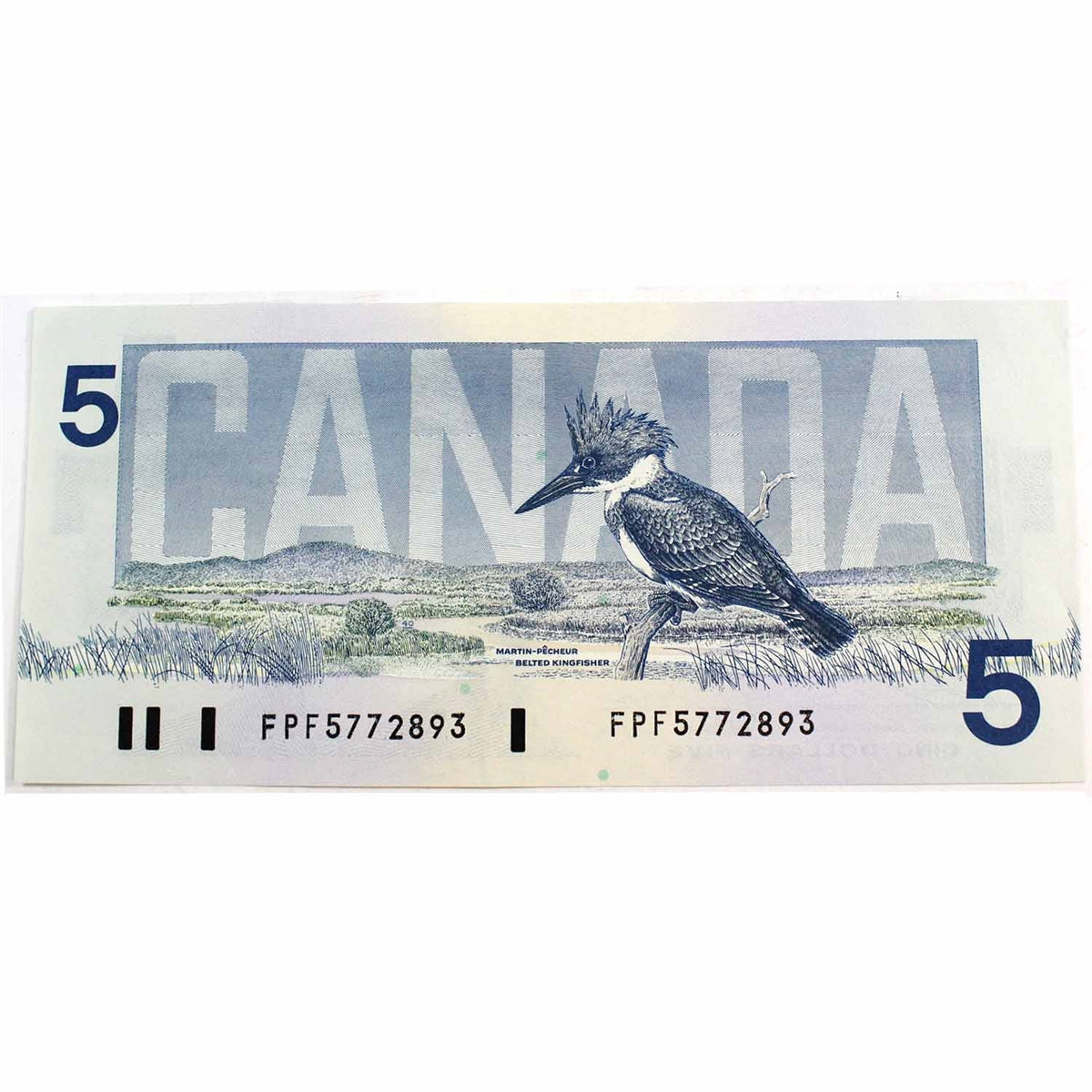 BC-56b 1986 Canada $5 Thiessen-Crow, FPF, circ