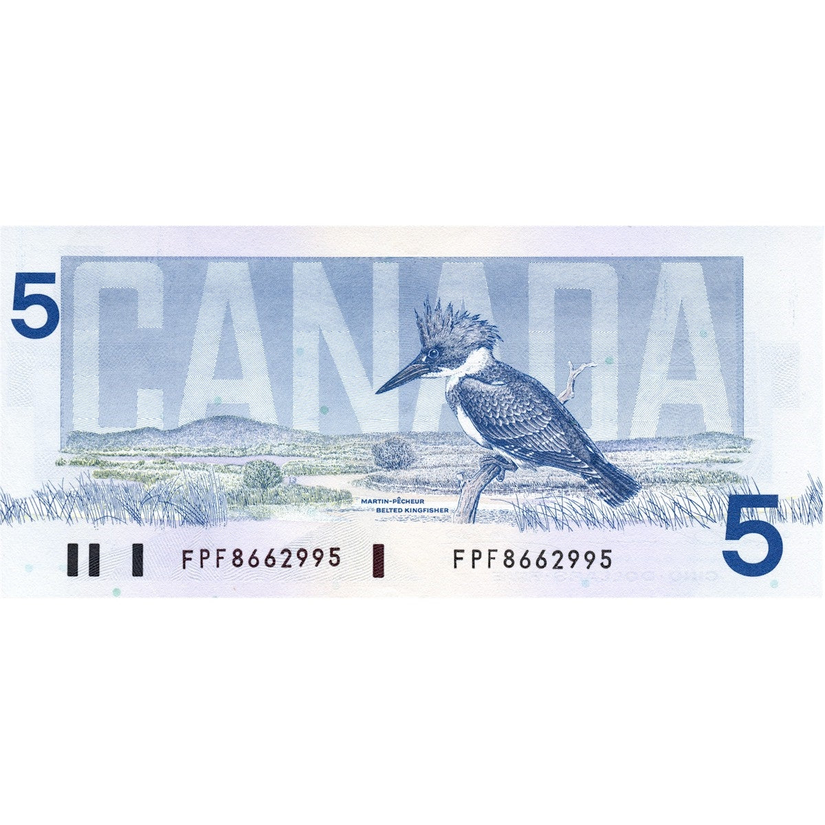BC-56b 1986 Canada $5 Thiessen-Crow, FPF, UNC