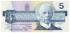 BC-56b 1986 Canada $5 Thiessen-Crow, FPM, CUNC