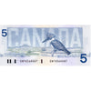 BC-56b 1986 Canada $5 Thiessen-Crow, GNF, Uncirculated (MS60)