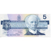 BC-56bA 1986 Canada $5 Thiessen-Crow, FNX Small F, Extra Fine (EF40)