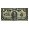 DC-25f 1923 Dominion $1 McCavour-Saunders, Black Seal, Group 2, Series V, Fine (F12)