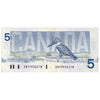 BC-56c 1986 Canada $5 Bonin-Thiessen, GNY, EF