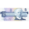 BC-56c 1986 Canada $5 Bonin-Thiessen, GNZ, AU-UNC (AU55)