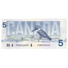 BC-56c 1986 Canada $5 Bonin-Thiessen, GOM, Choice Uncirculated (CUNC63)