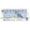 BC-56c 1986 Canada $5 Bonin-Thiessen, GOR, CUNC