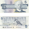 BC-56c 1986 Canada $5 Bonin-Thiessen, GOR, Uncirculated (MS60)