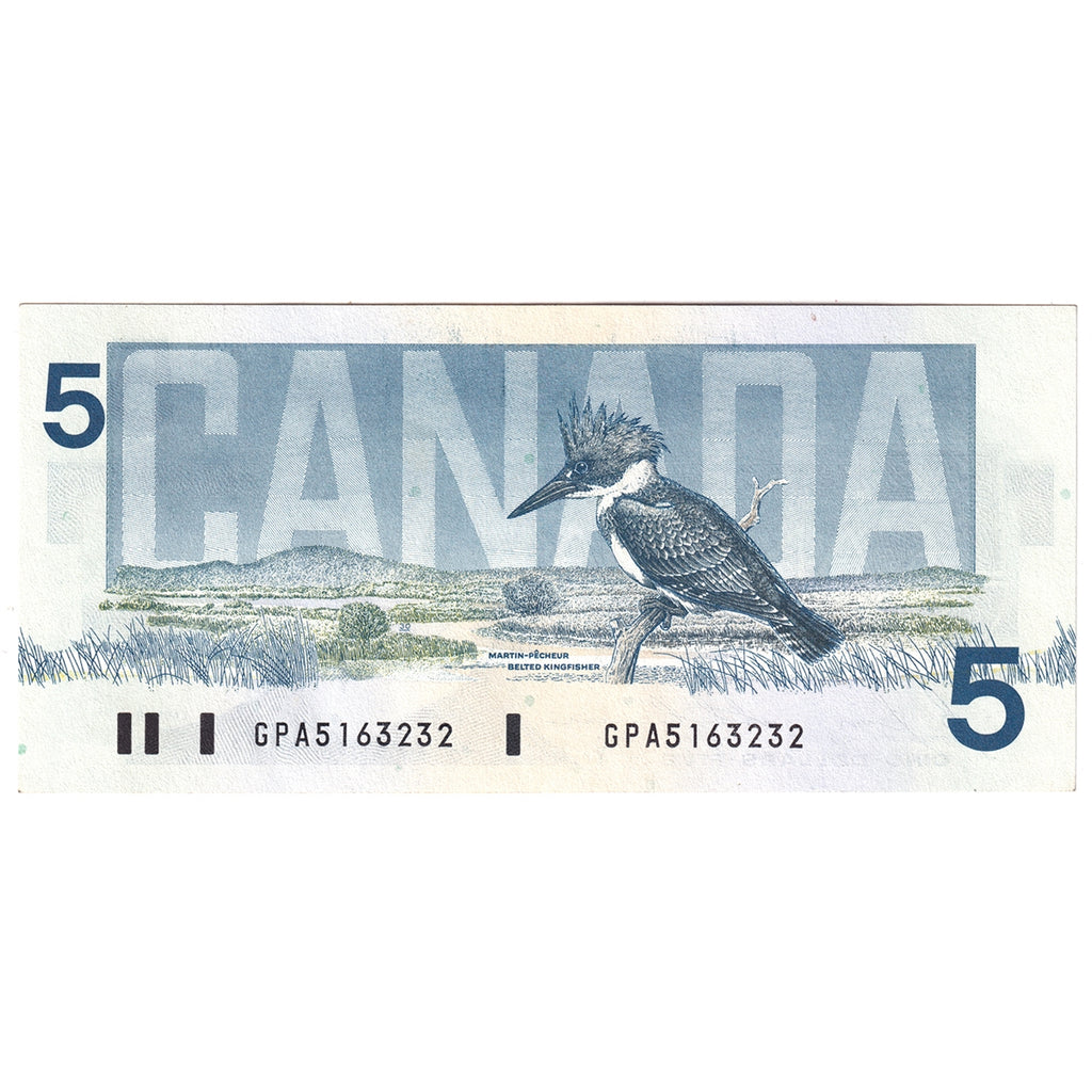 BC-56c 1986 Canada $5 Bonin-Thiessen, GPA, UNC