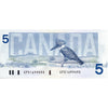 BC-56c 1986 Canada $5 Bonin-Thiessen, GPD, Uncirculated (MS60)