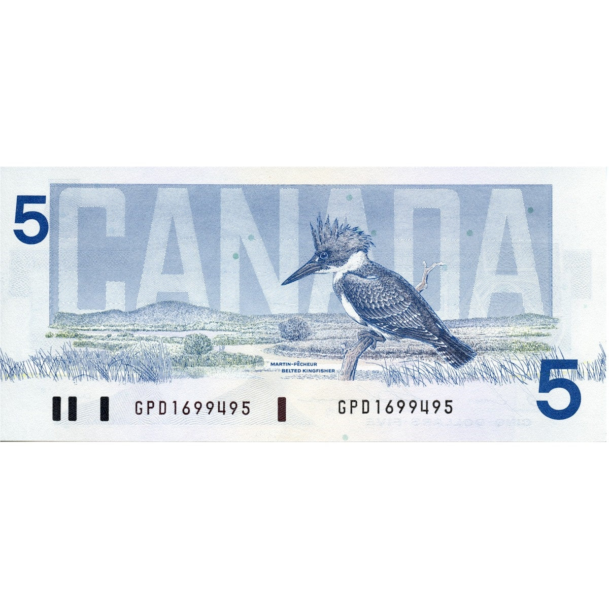 BC-56c 1986 Canada $5 Bonin-Thiessen, GPD, Uncirculated (MS60)