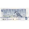 BC-56c 1986 Canada $5 Bonin-Thiessen, GPW, AU