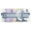 BC-56c 1986 Canada $5 Bonin-Thiessen, GPW, UNC