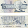 BC-56c 1986 Canada $5 Bonin-Thiessen, GPW, VF